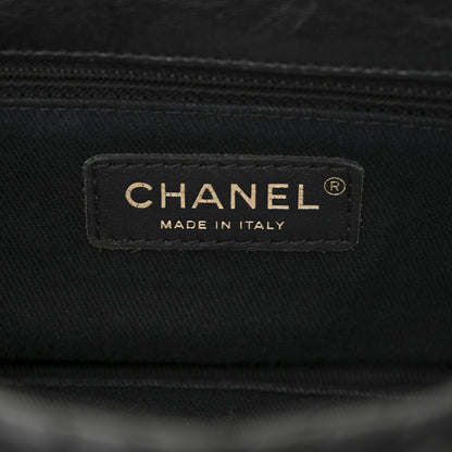 Chanel Calfskin Surpique Chevron Small Flap Black 6 of 10