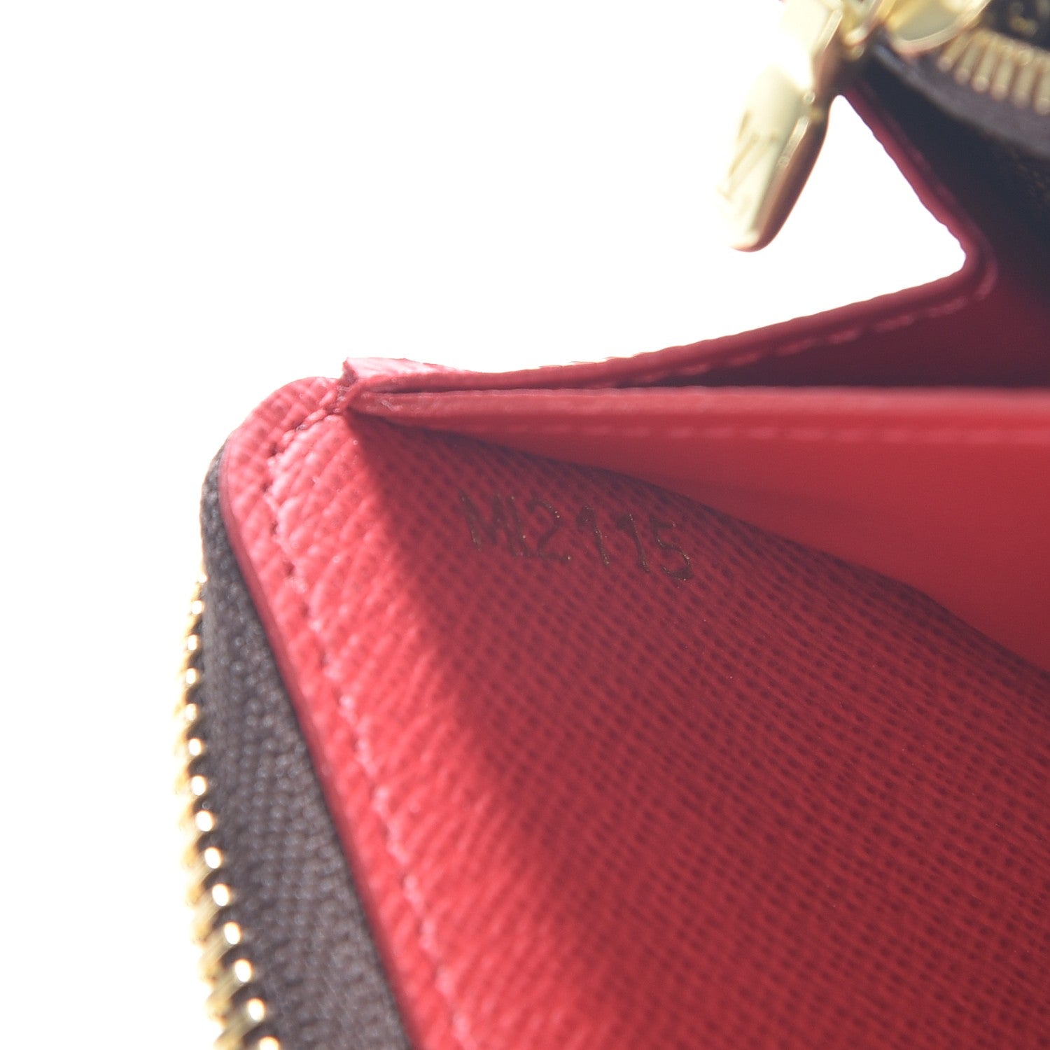 Louis Vuitton Damier Ebene Clemence Wallet Cherry 7 of 7