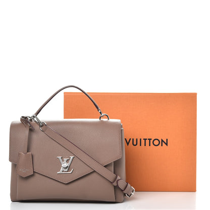 Louis Vuitton Soft Calfskin My Lockme Top Handle Taupe Glace 9 of 9