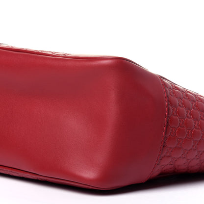 Gucci Microguccissima Small Bree Tote Red 10 of 11