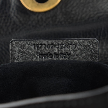 Saint Laurent Calfskin Patent Medium Muse Two Black Camel 7 of 7