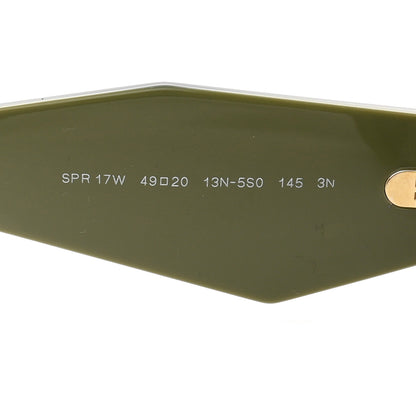 Prada Acetate Symbole Sunglasses SPR 17W Green 6 of 8