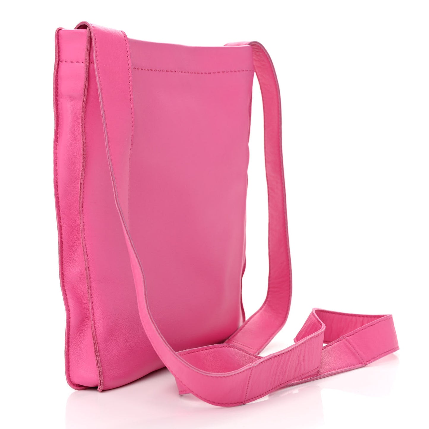Lambskin Clou De Selle Pouch Rose Tyrien