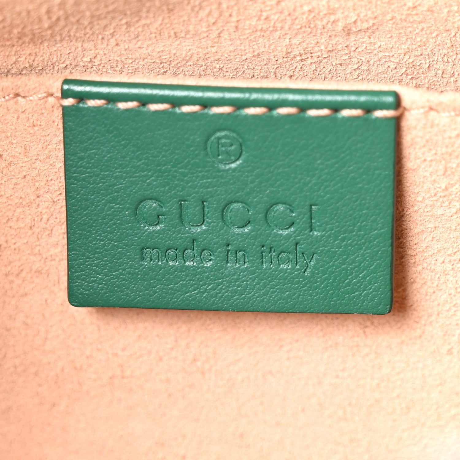 Gucci Calfskin Matelasse Small GG Marmont Chain Shoulder Bag Emerald Green 6 of 11
