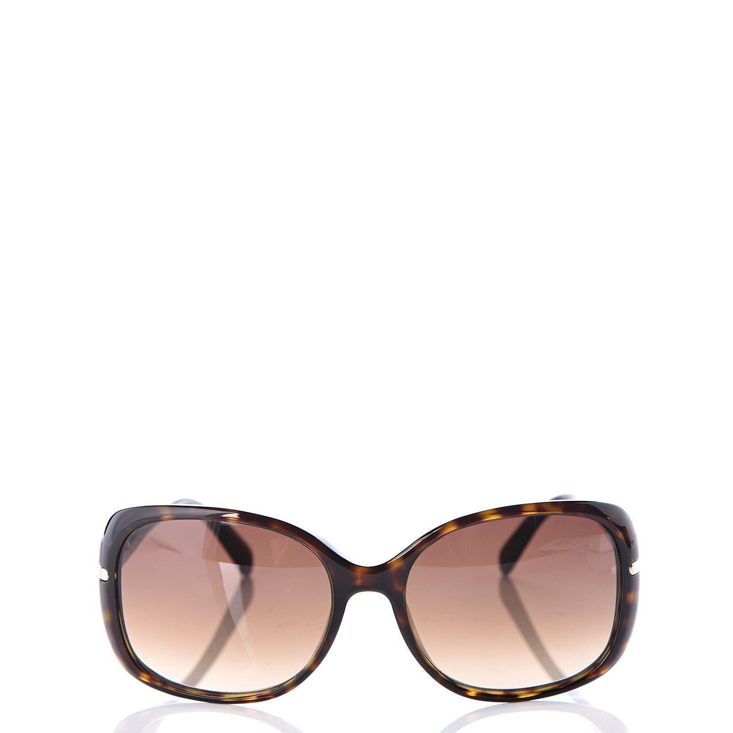 Prada Square Sunglasses SPR 08O Tortoise Brown 2 of 8