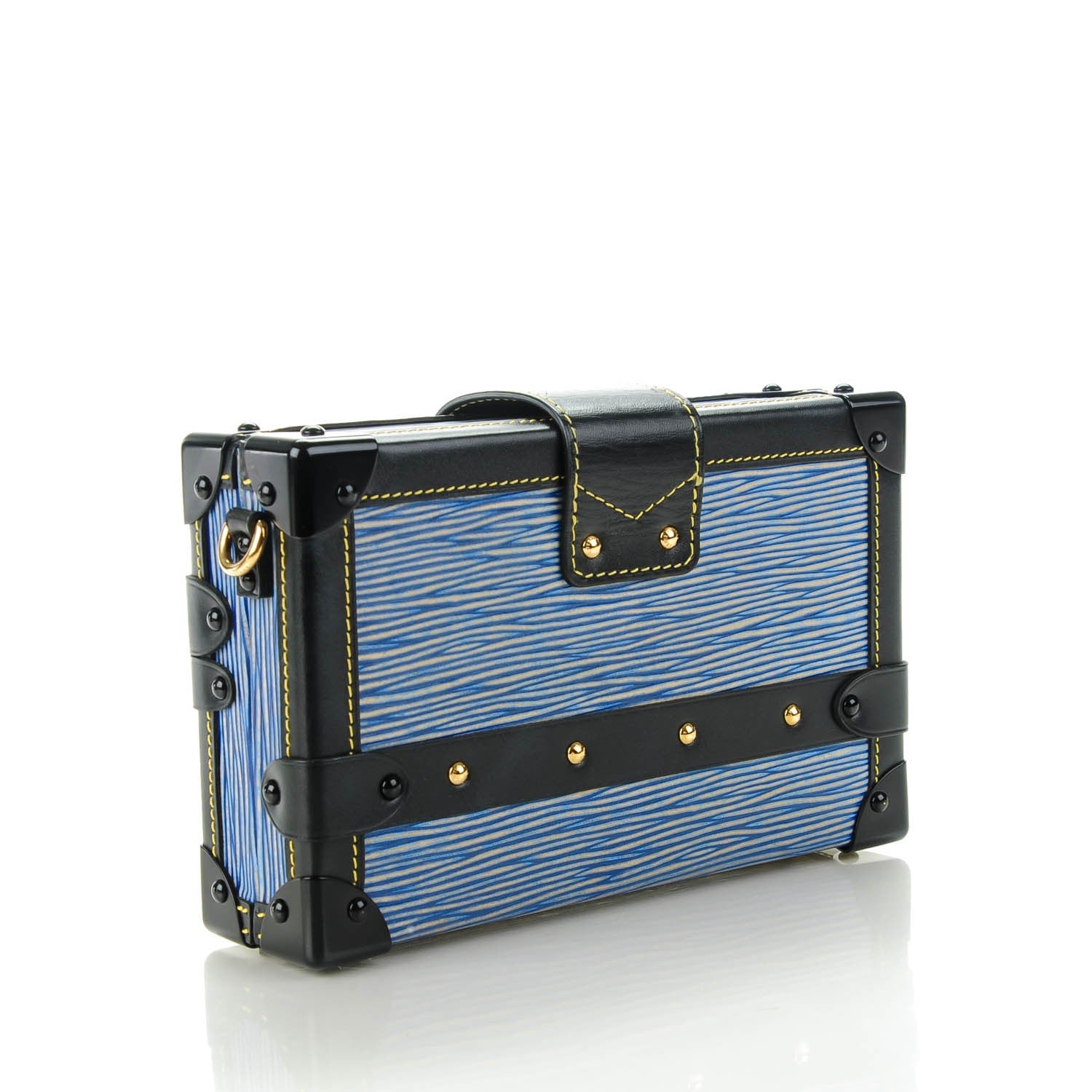 Louis Vuitton Epi Petite Malle Denim Light 3 of 7