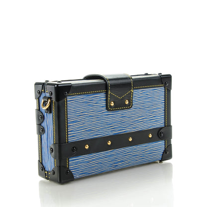 Louis Vuitton Epi Petite Malle Denim Light 3 of 7