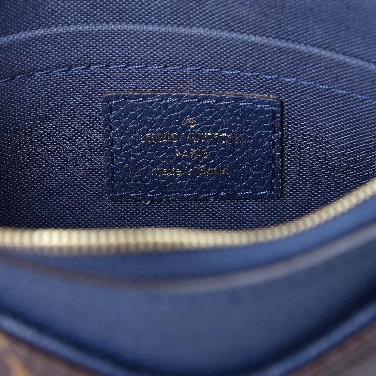 Louis Vuitton Monogram Pallas Clutch Blue Marine 6 of 10