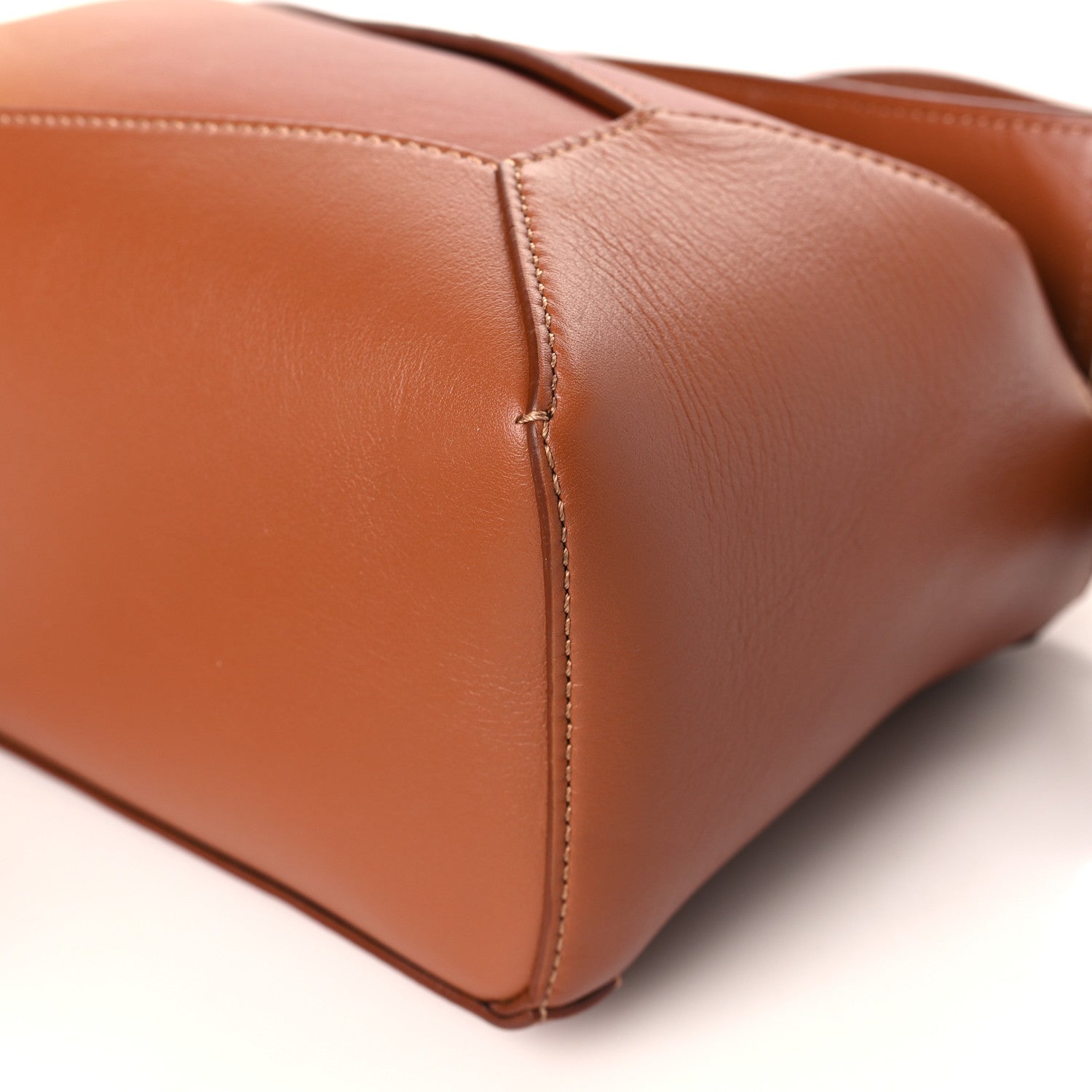 Loewe Calfskin Paula's Ibiza Degrade Small Puzzle Edge Bag Lemon Tan 8 of 8