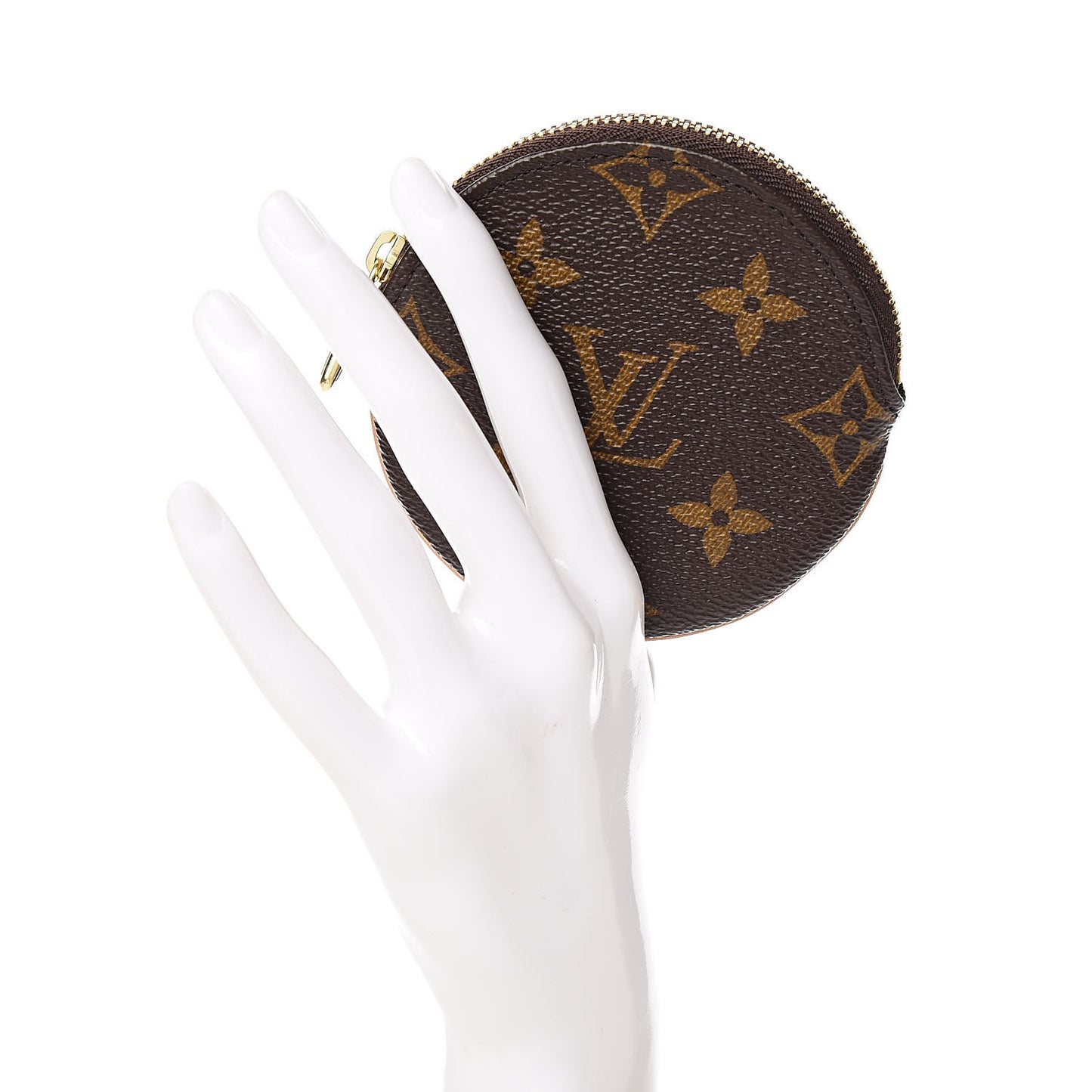 Monogram Round Coin Purse