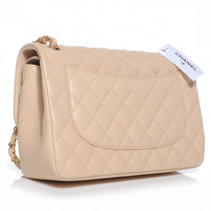 Chanel Lambskin Jumbo Double Flap Beige Clair 3 of 8