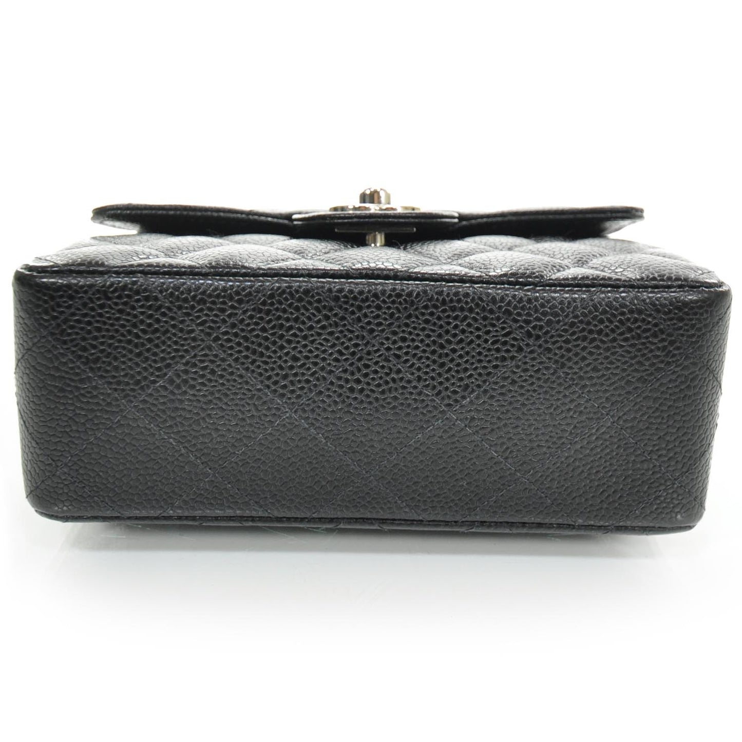 Caviar Quilted Mini Flap Black SHW