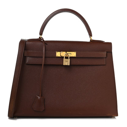Hermes Courchevel Kelly Sellier 32 Noisette 1 of 13