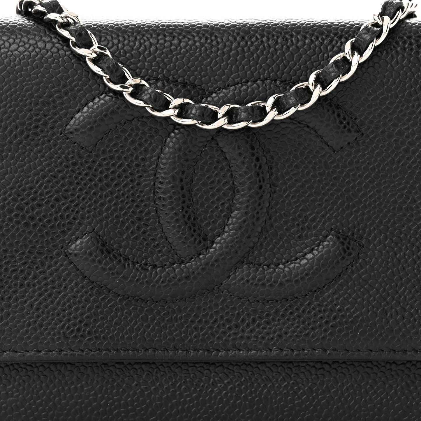 Caviar Timeless CC Wallet on Chain WOC Black