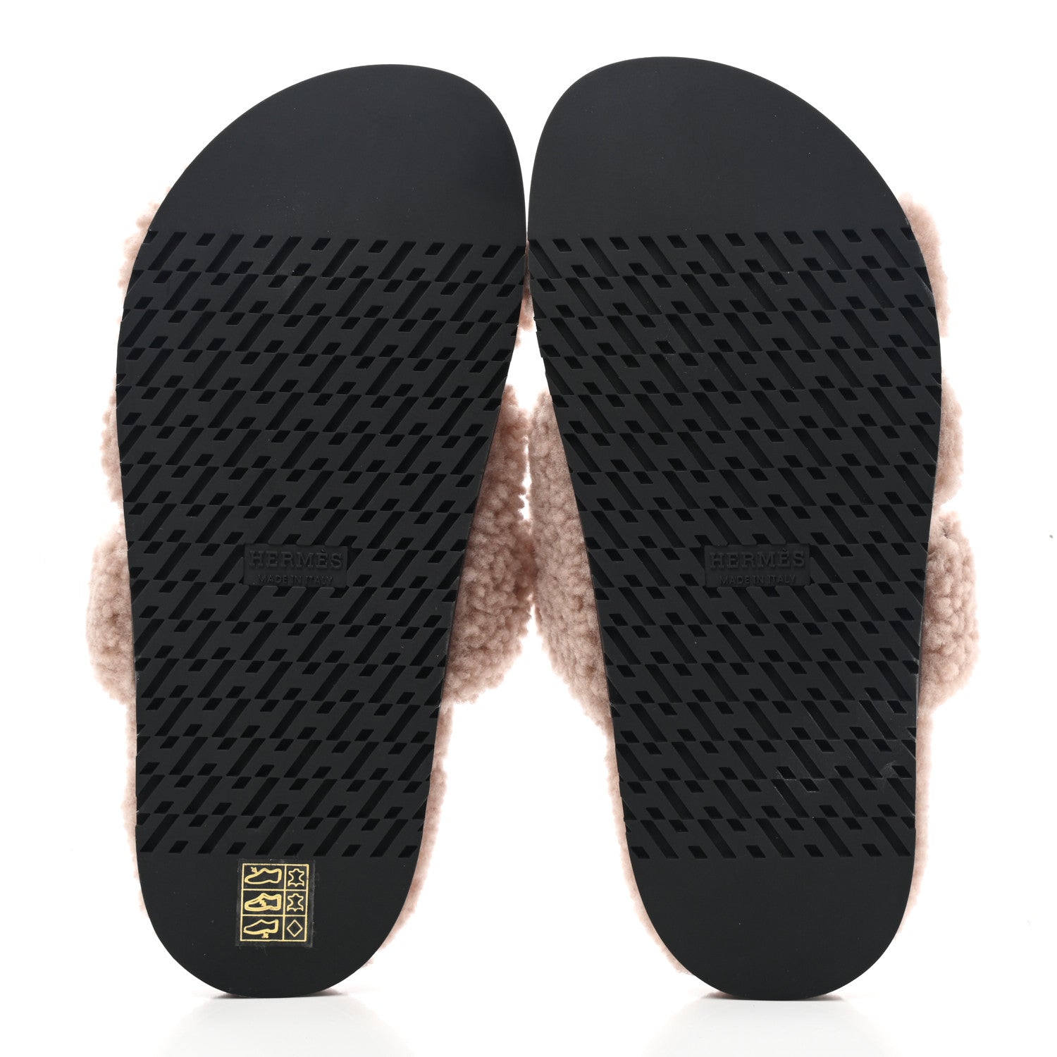 Hermes Woolskin Womens Chypre Sandals 36 Bois De Santal 5 of 9