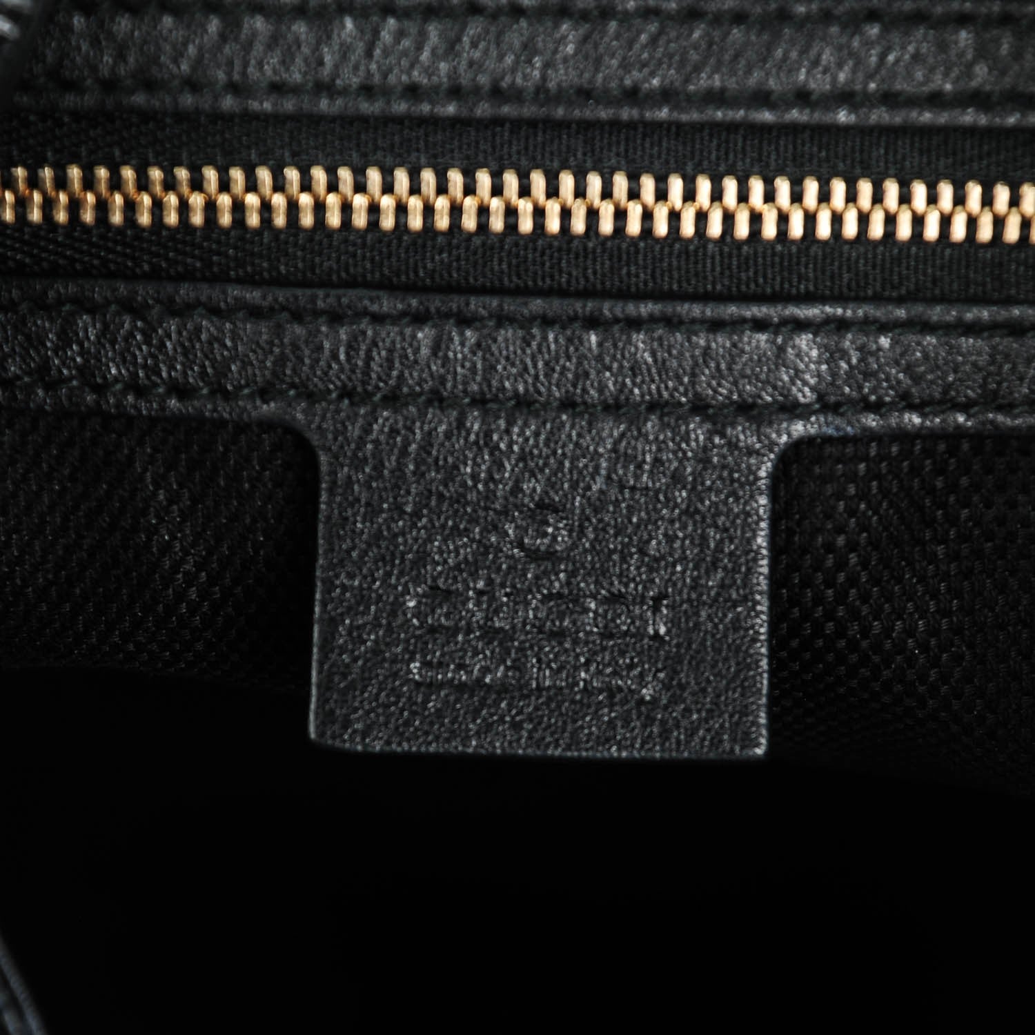 Gucci Patent Medium Soho Chain Shoulder Bag Black 6 of 7