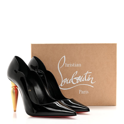 Christian Louboutin Patent LipChick 100 Pumps 39 Black 13 of 13