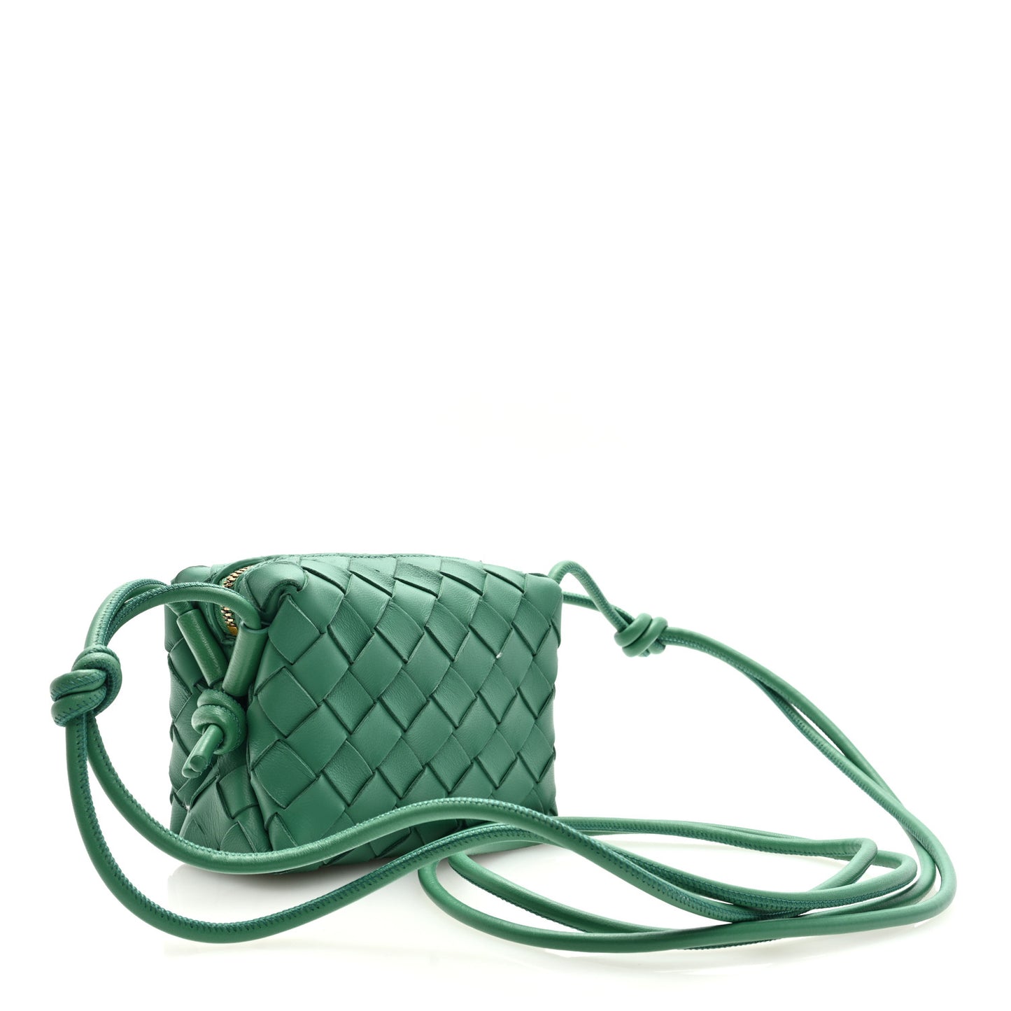 Nappa Intrecciato Candy Loop Camera Bag Mermaid