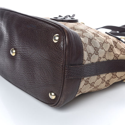 Gucci Monogram Medium Top Handle Bag Brown 7 of 11