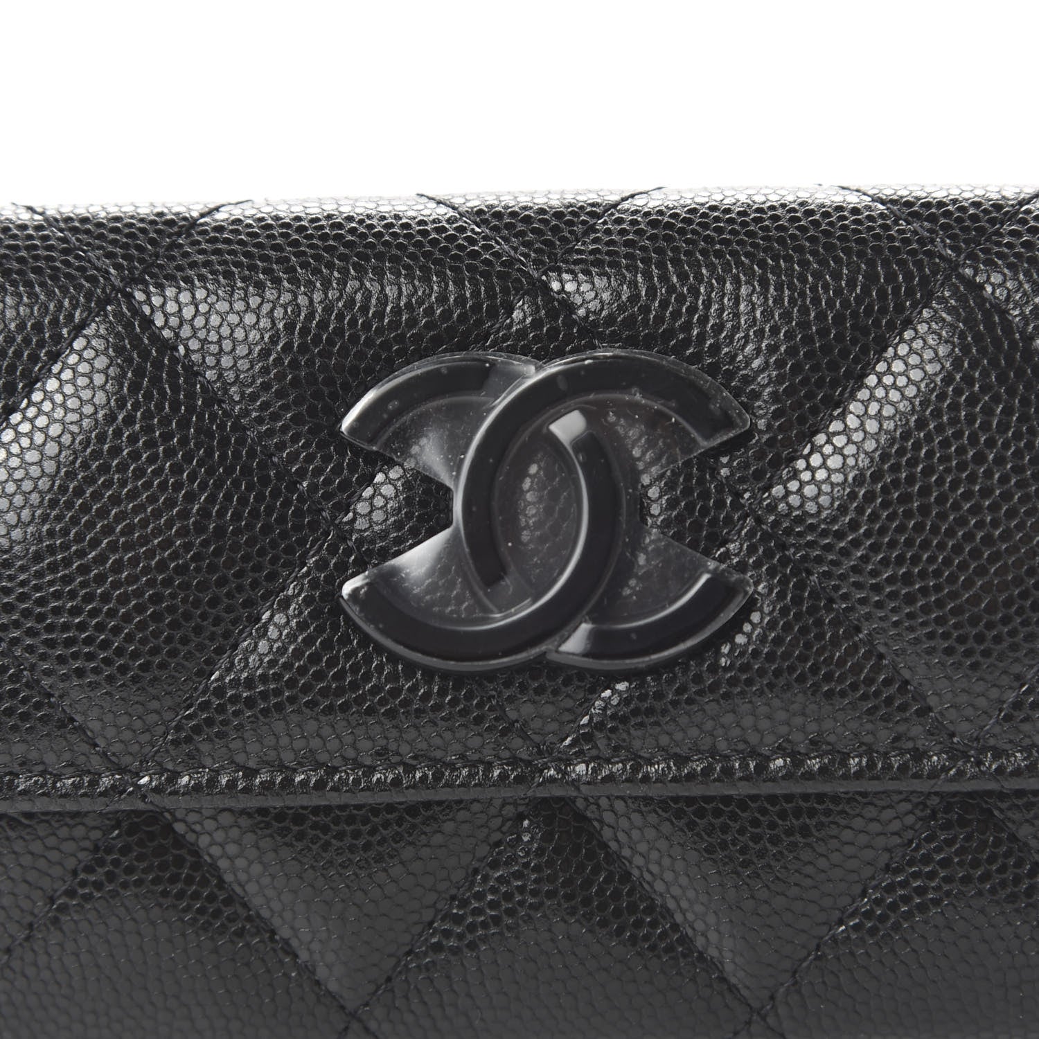 Chanel Caviar Quilted My Everything Flap Card Holder Black 11 of 12