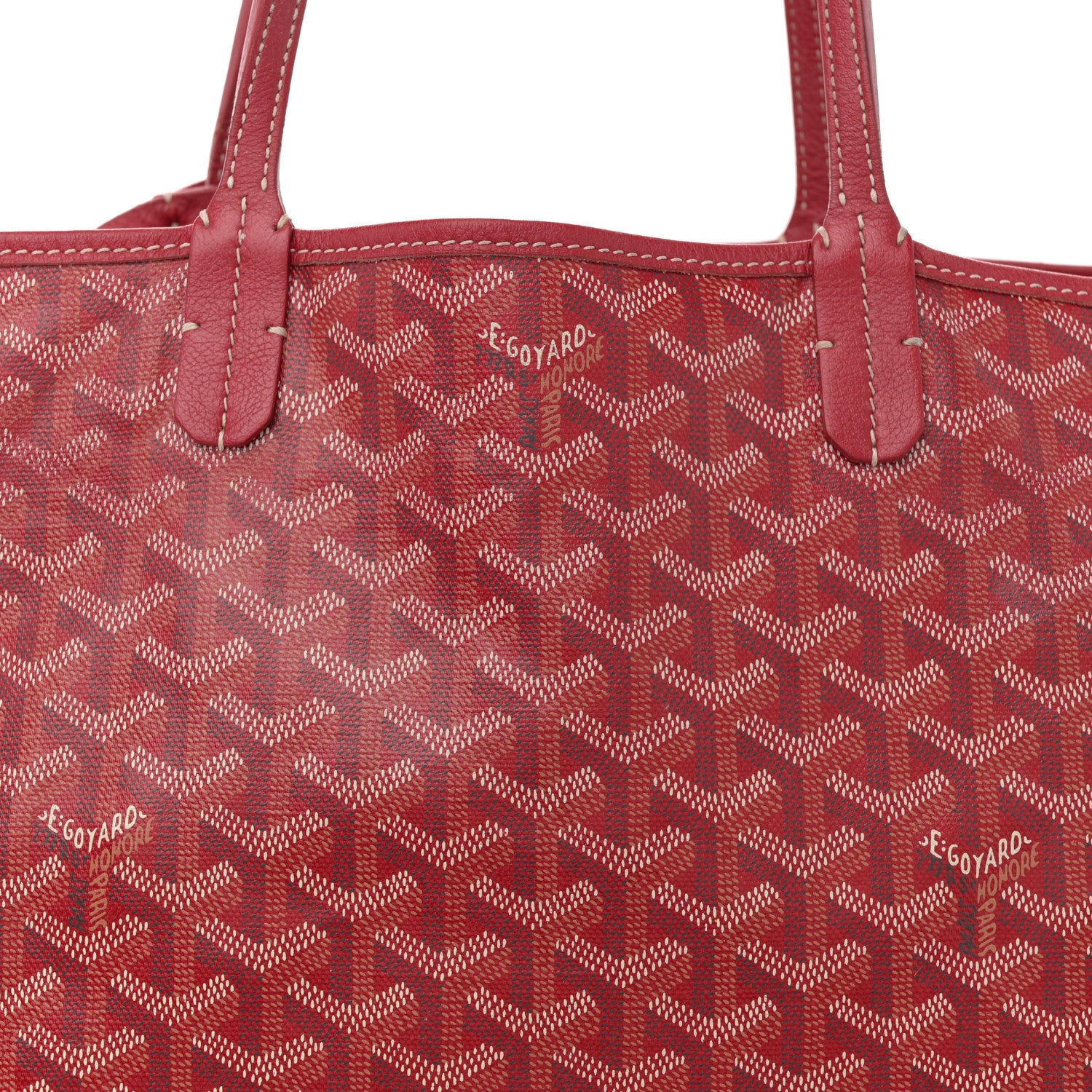 Goyard Goyardine Saint Louis PM Red 9 of 16