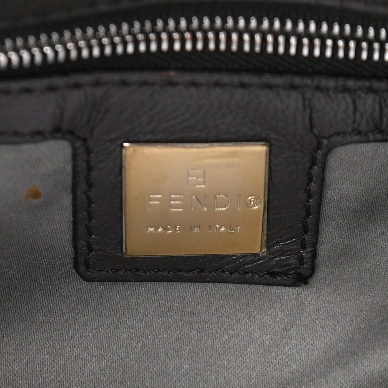 Fendi Wool Baguette Black 6 of 11
