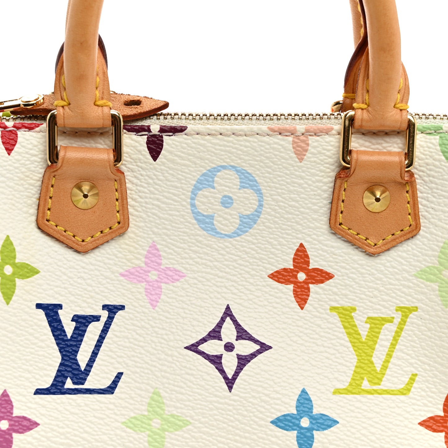 Monogram Multicolor Mini Sac HL Speedy White