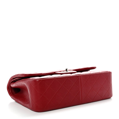 Chanel Caviar Quilted Jumbo Double Flap Dark Red 4 of 13