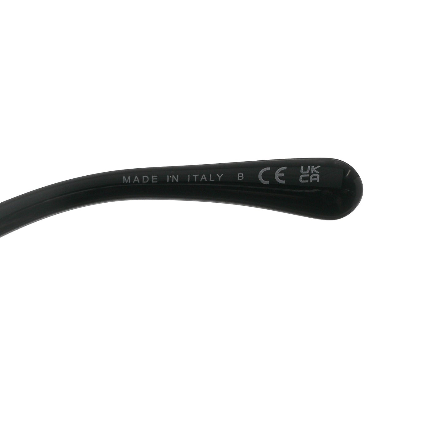 Acetate Strass Square Sunglasses 5422-B Black White