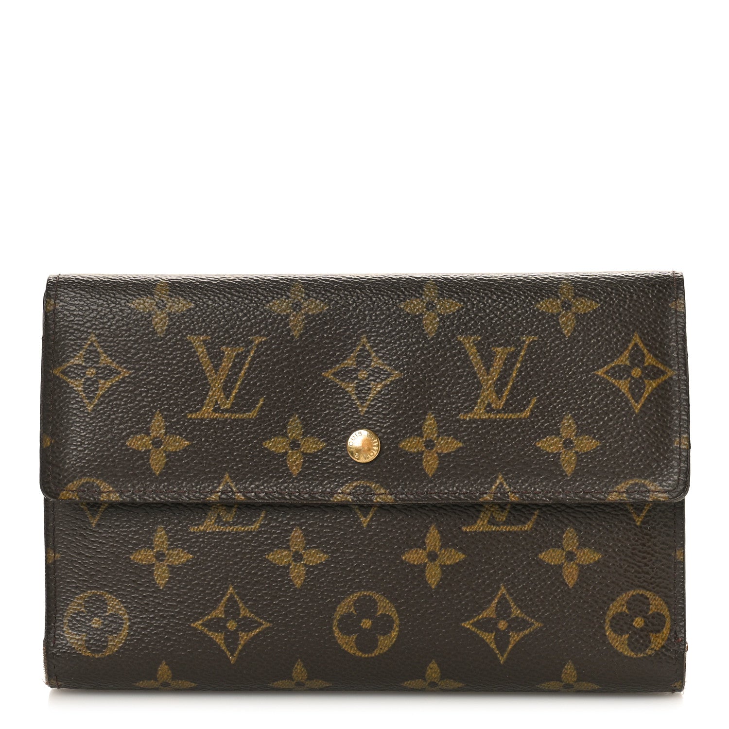 Louis Vuitton Monogram Porte Tresor Etui Papiers Wallet 1 of 11