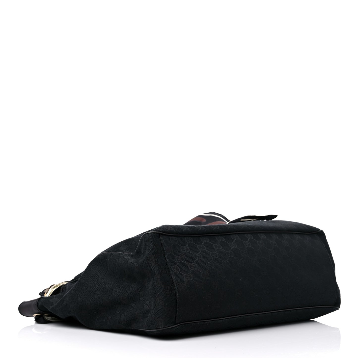 Monogram Large Positano Tote Black