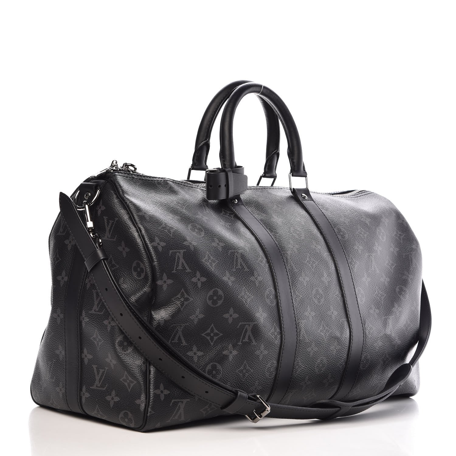Louis Vuitton Monogram Eclipse Keepall Bandouliere 45 3 of 12