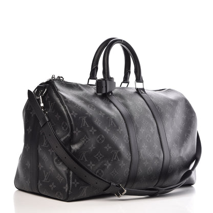 Louis Vuitton Monogram Eclipse Keepall Bandouliere 45 3 of 12
