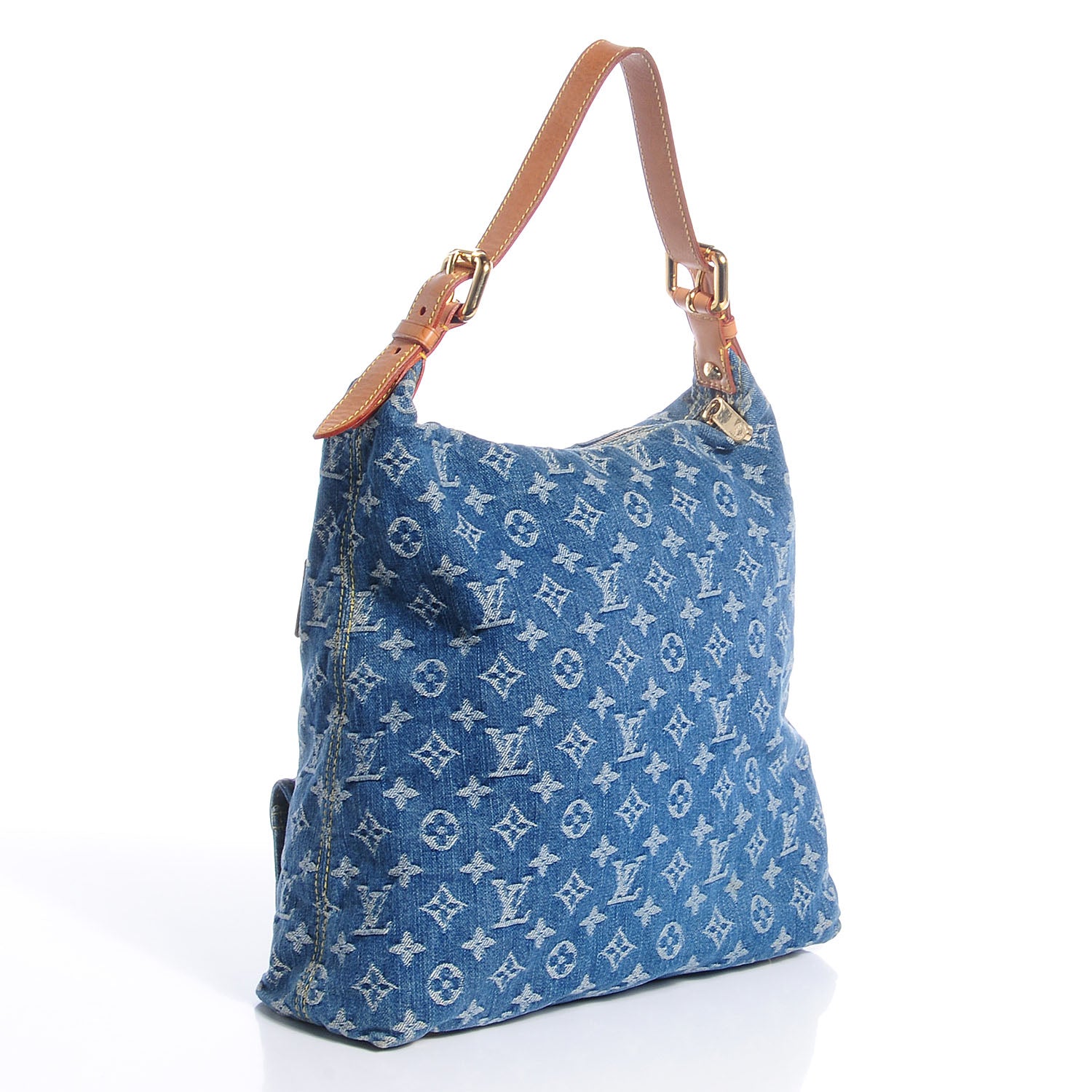 Louis Vuitton Denim Baggy GM Blue 3 of 9