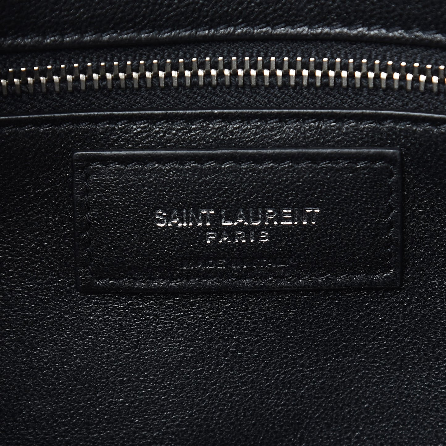 Smooth Calfskin Catherine Heart Studded Satchel Black