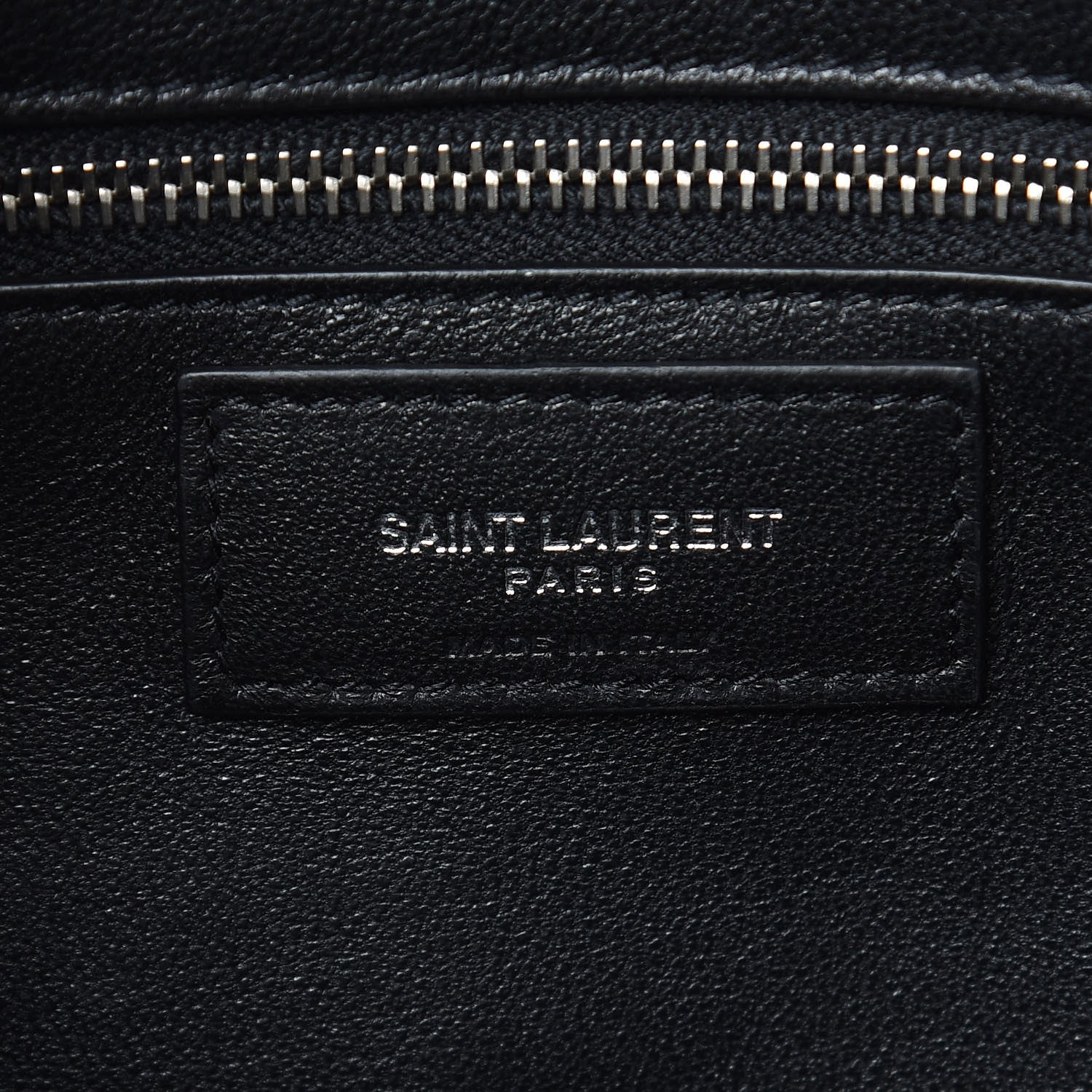 Saint Laurent Smooth Calfskin Catherine Heart Studded Satchel Black 6 of 9
