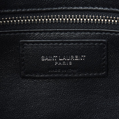 Saint Laurent Smooth Calfskin Catherine Heart Studded Satchel Black 6 of 9