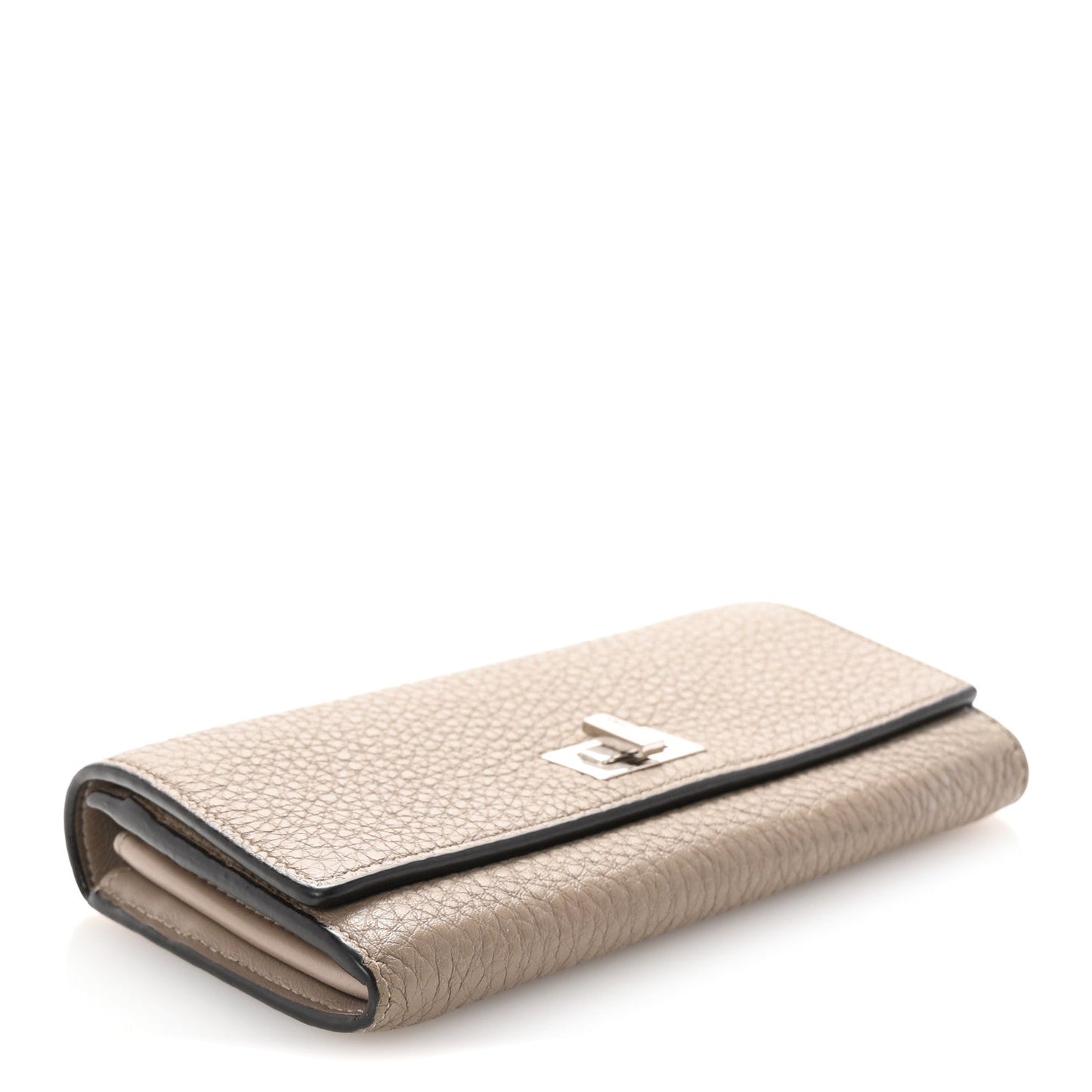 Cuoio Romano Vitello Grace Selleria Peekaboo Continental Wallet Corda