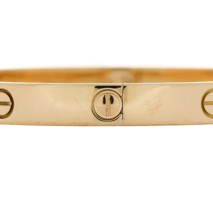 Cartier 18K Yellow Gold LOVE Bracelet 19 4 of 7