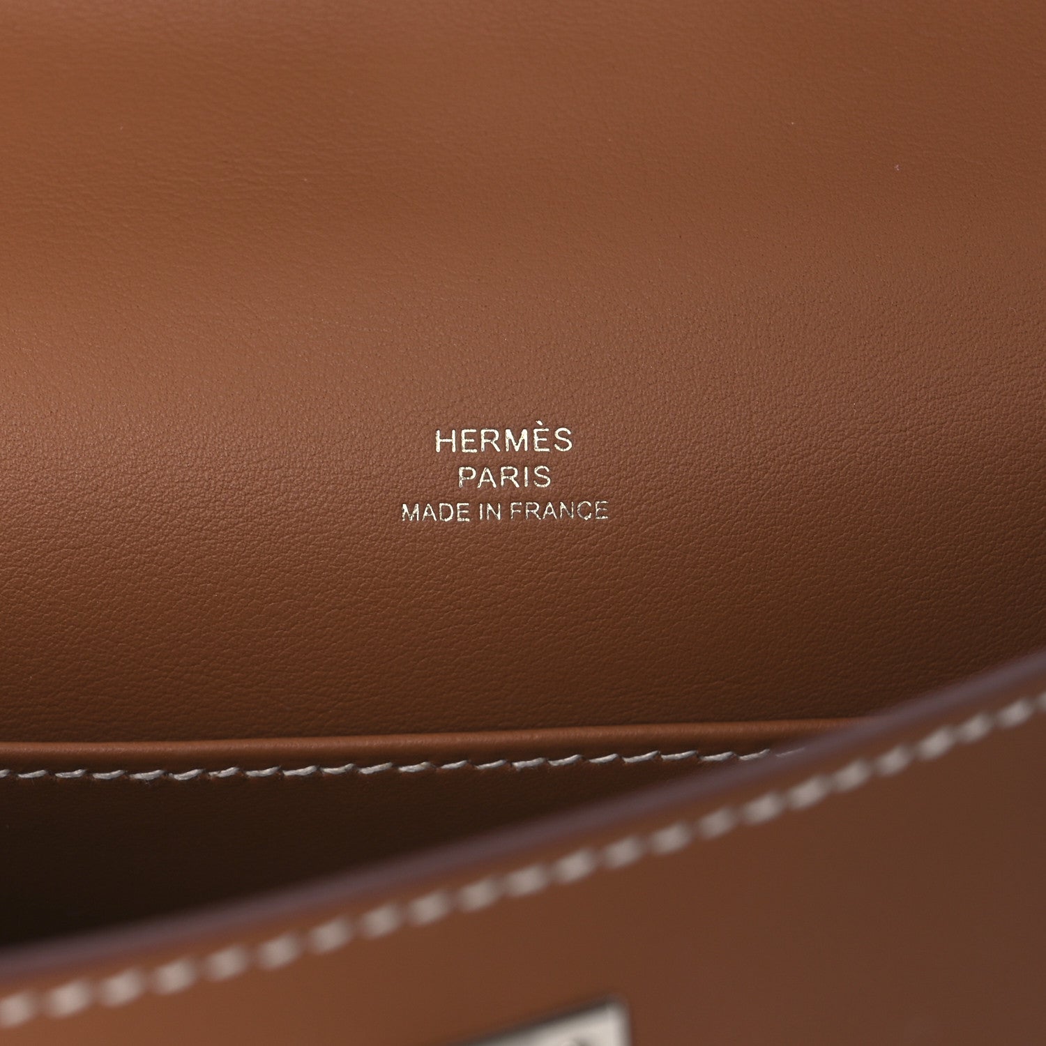 Hermes Swift Kelly Pochette Clutch Gold 6 of 12