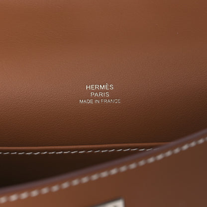 Hermes Swift Kelly Pochette Clutch Gold 6 of 12