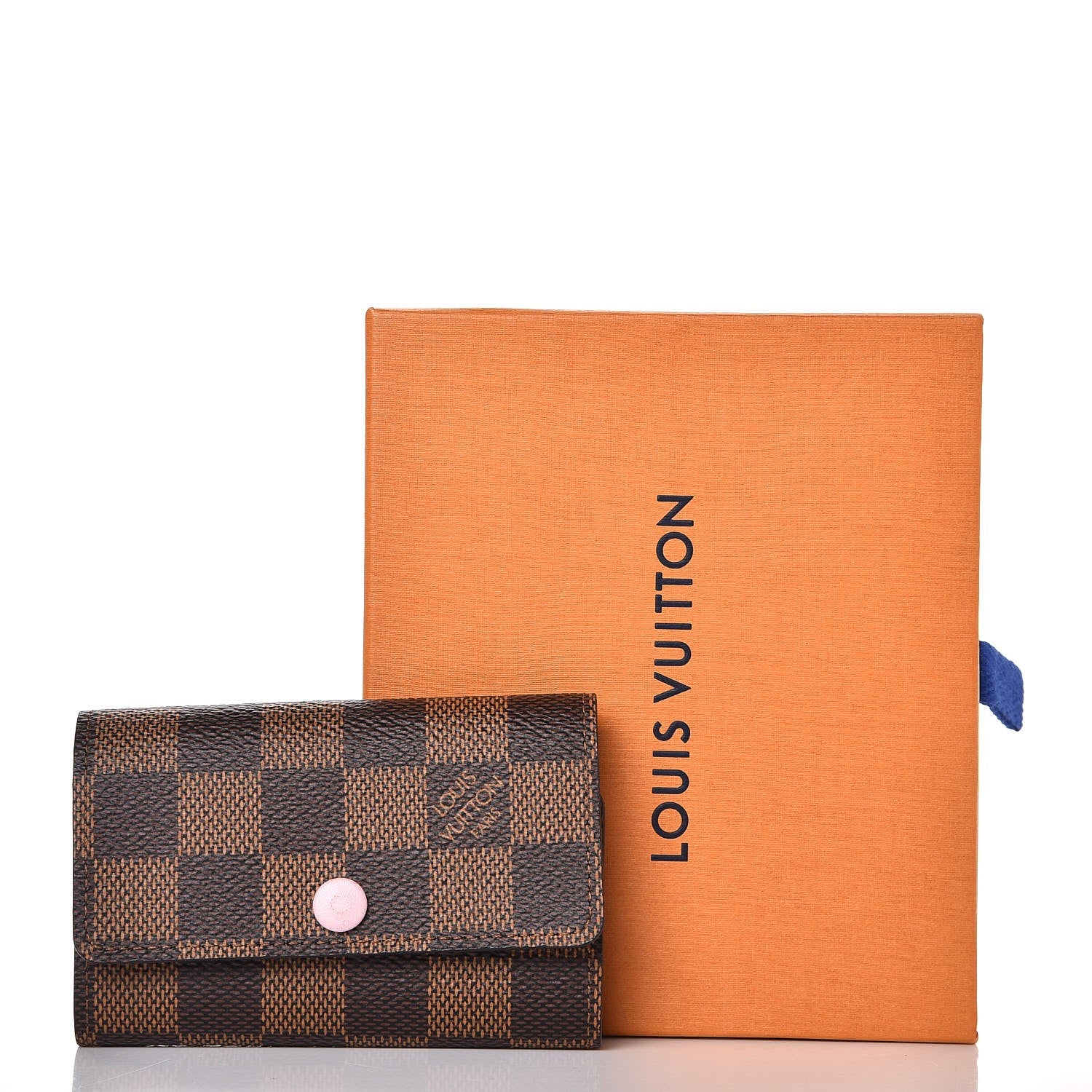 Louis Vuitton Damier Ebene Multicles 6 Key Holder Rose Ballerine 9 of 9