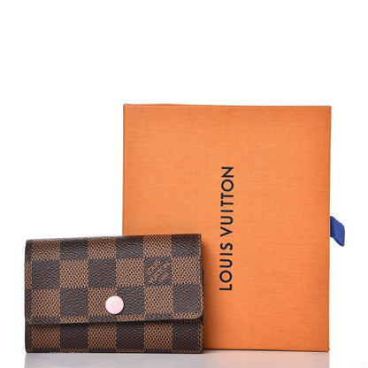 Louis Vuitton Damier Ebene Multicles 6 Key Holder Rose Ballerine 9 of 9