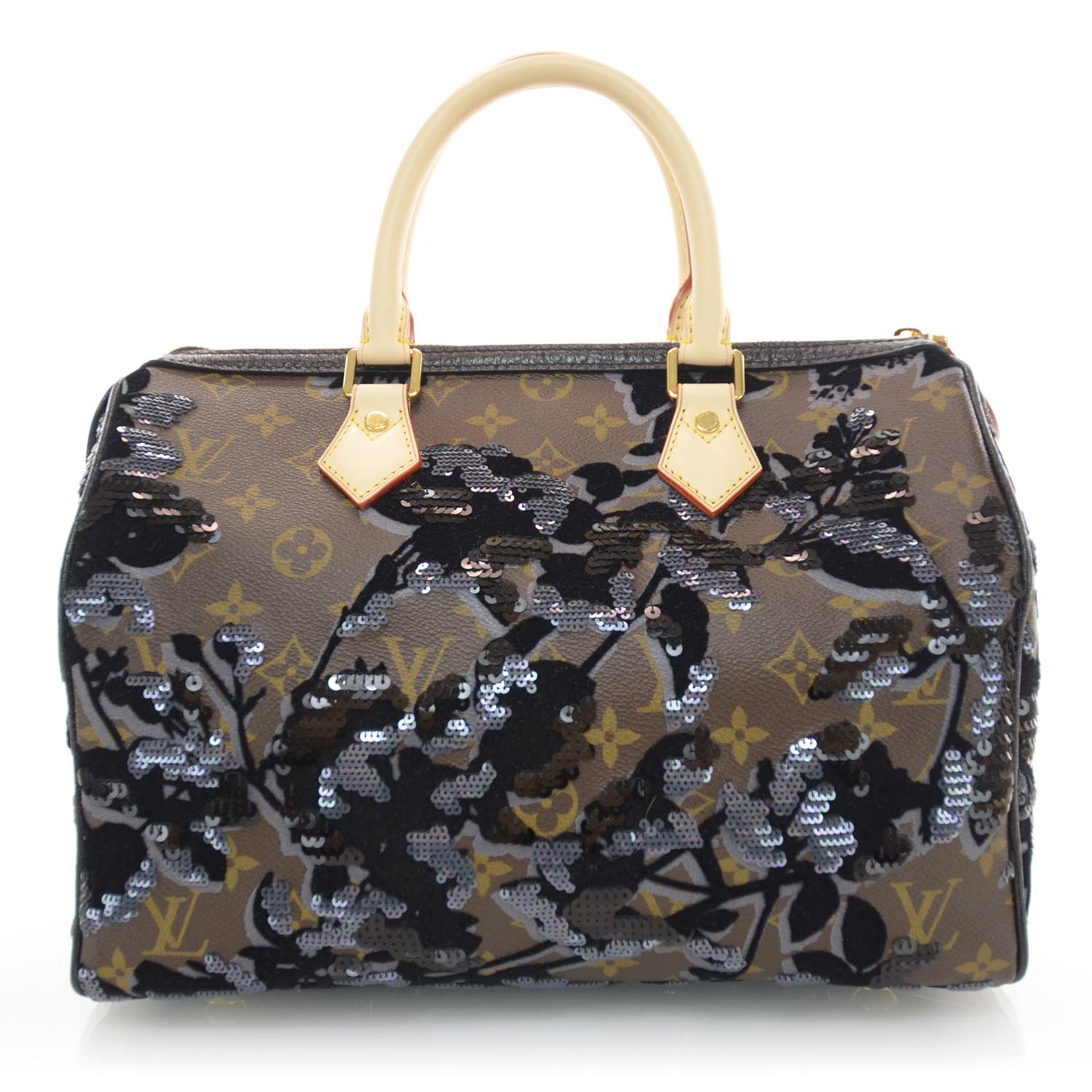 Monogram Fleur De Jais Sequins Speedy 30