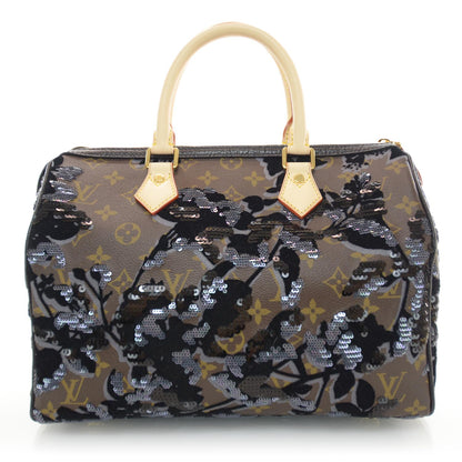 Louis Vuitton Monogram Fleur De Jais Sequins Speedy 30 1 of 7