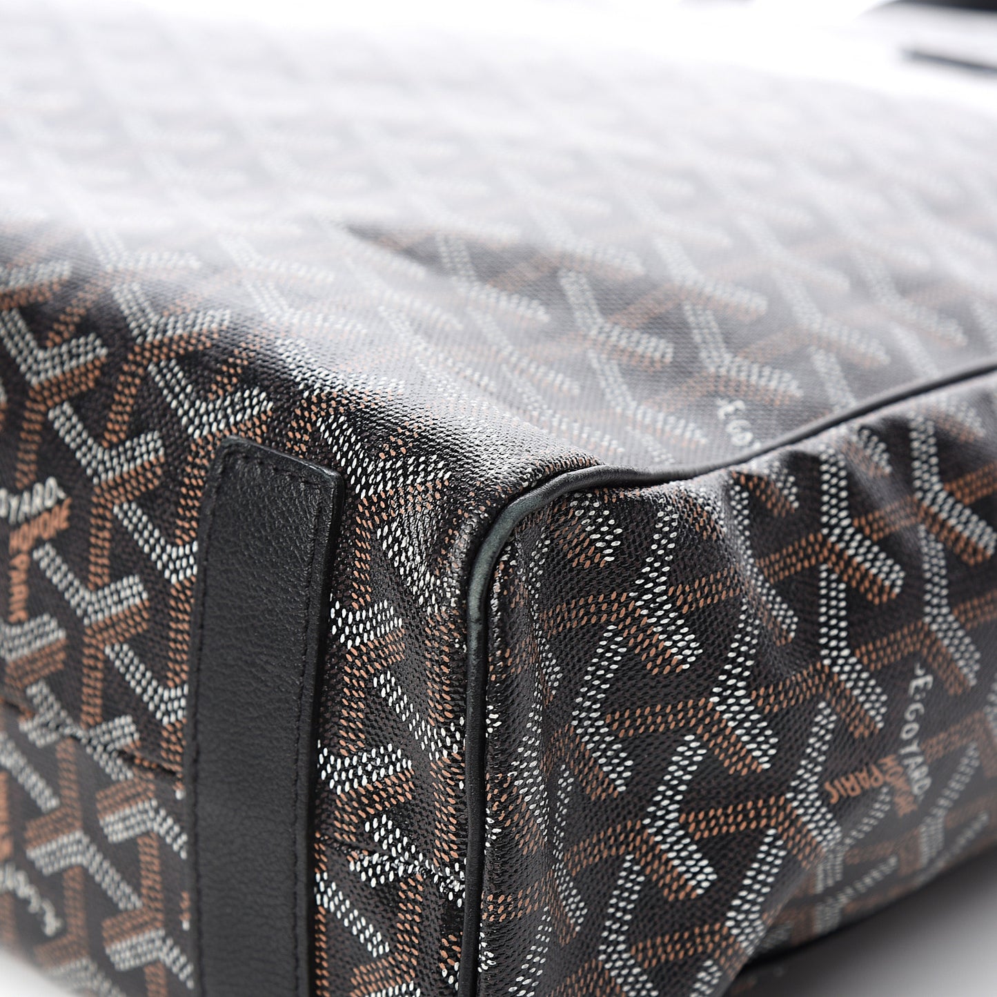 Goyardine Voltaire III Tote Black