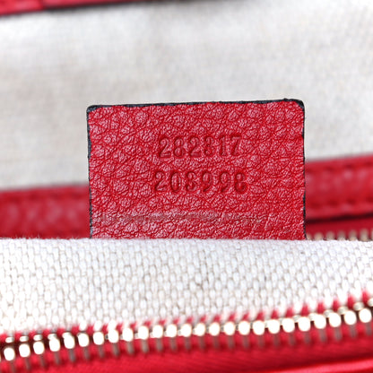 Gucci Monogram Medium Diana Bamboo Top Handle Tote Red 6 of 10