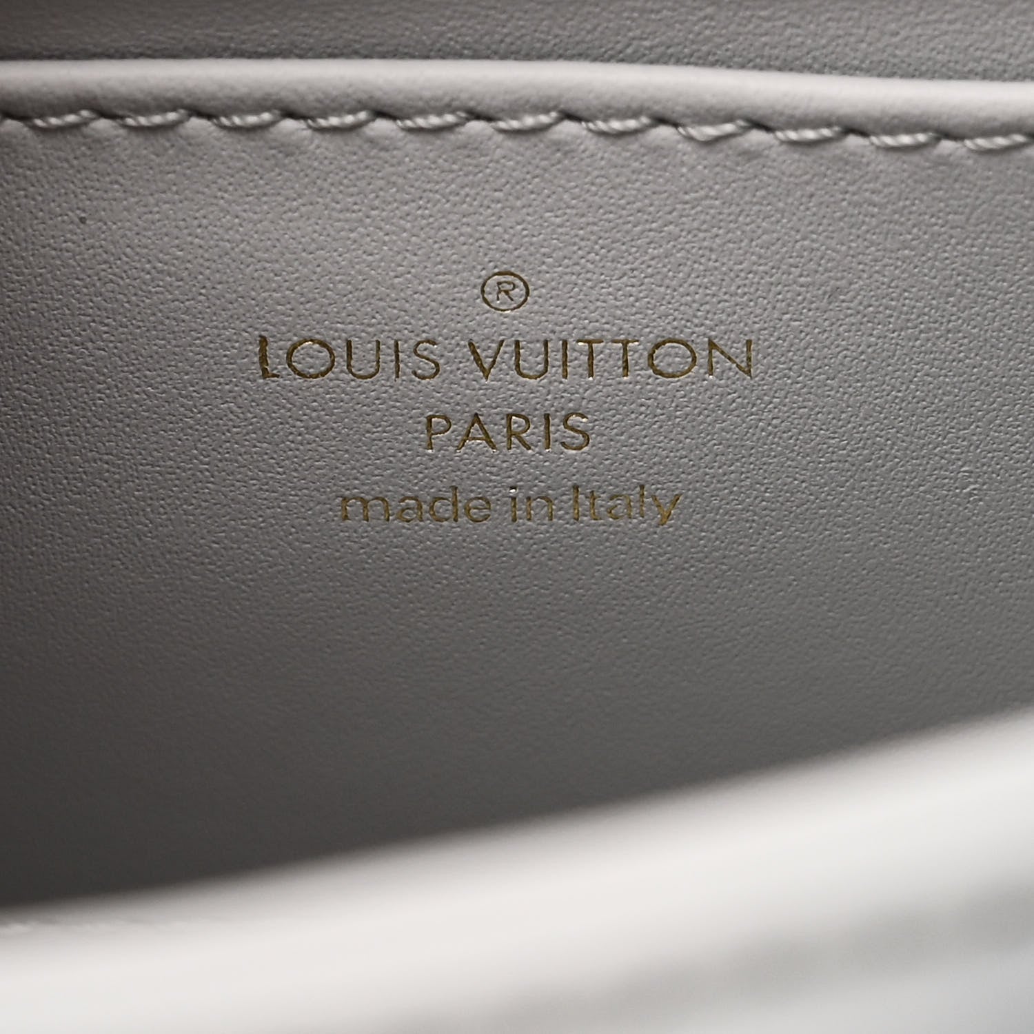 Louis Vuitton Lambskin Malletage GO-14 MM Ecume 6 of 9