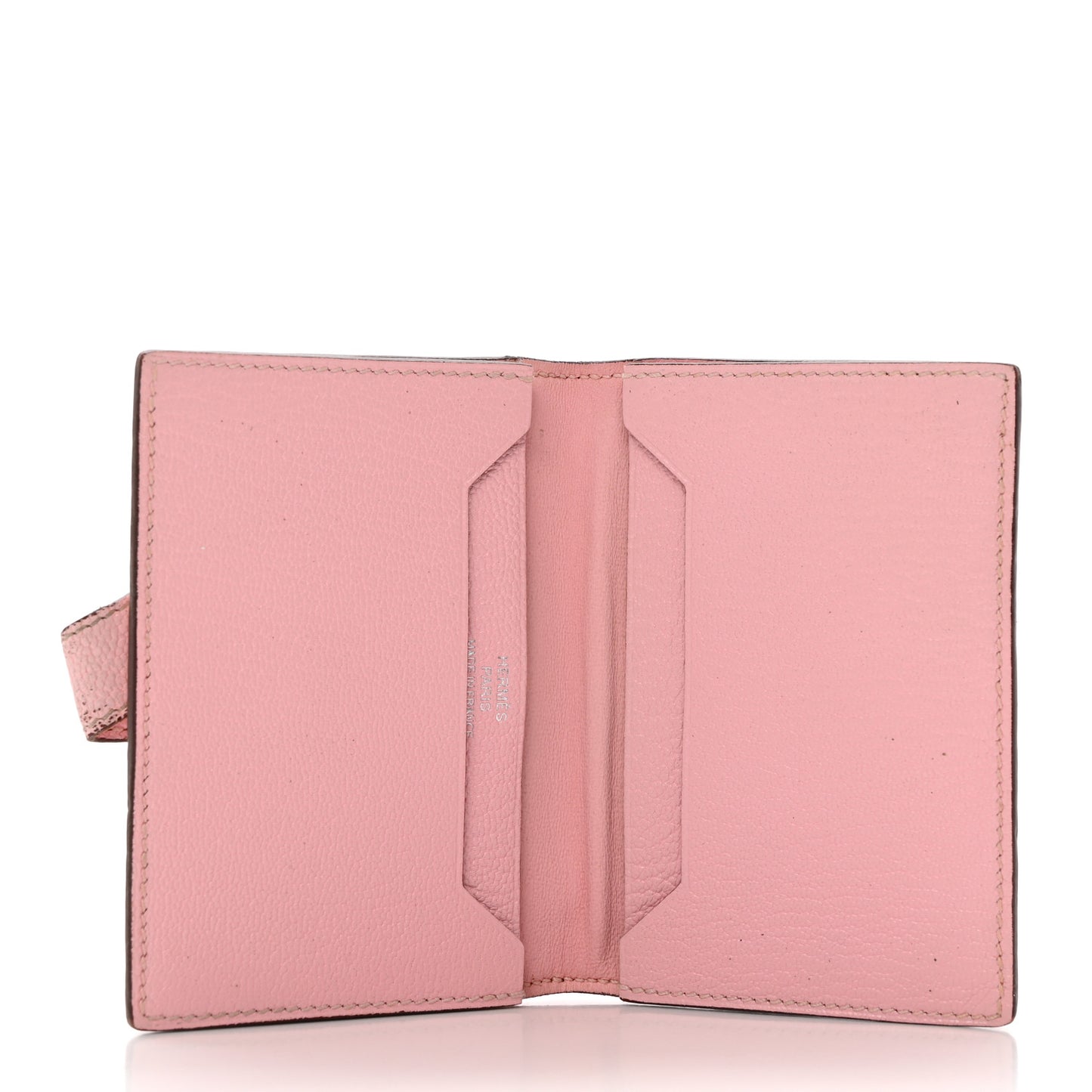 Chevre Mysore Bearn Card Holder Wallet Rose Sakura