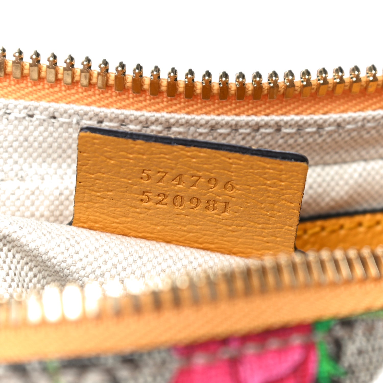 Gucci GG Supreme Monogram Flora Medium Ophidia Belt Bag Beige Multicolor Crop 7 of 11
